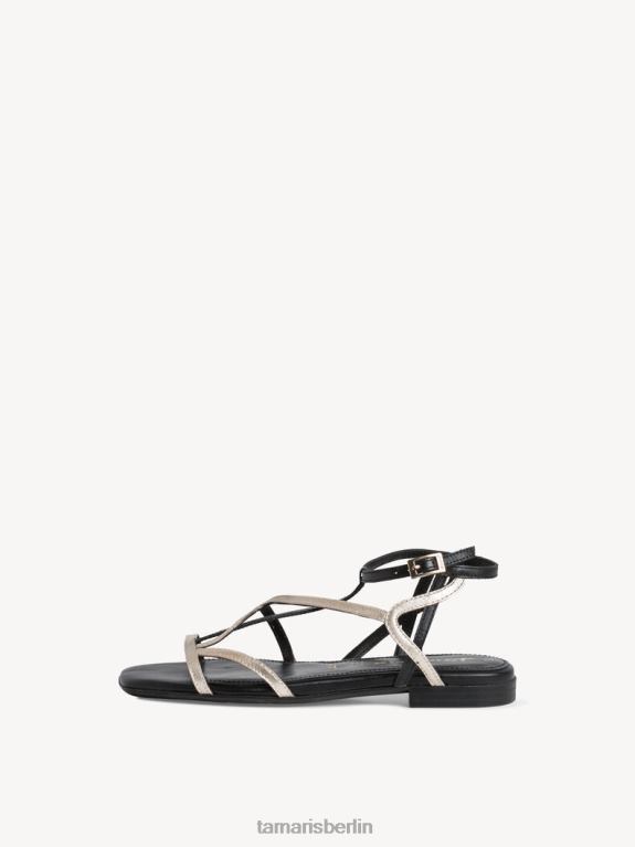 de Tamaris Frauen Ledersandale - schwarz 0LHV41566 Schuhe