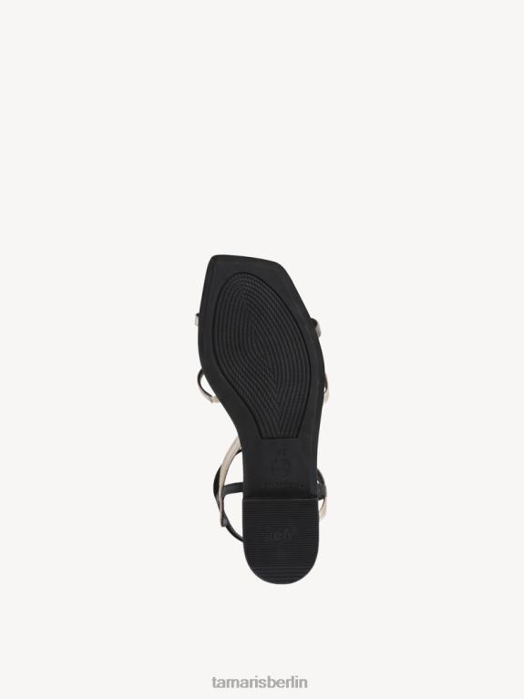 de Tamaris Frauen Ledersandale - schwarz 0LHV41566 Schuhe