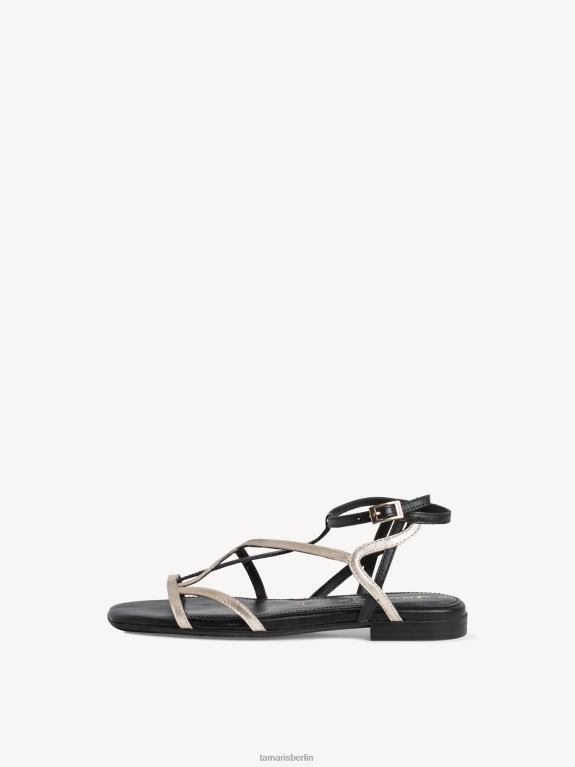 de Tamaris Frauen Ledersandale - schwarz 0LHV41566 Schuhe