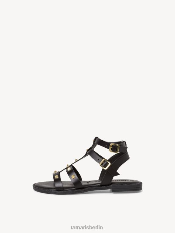 de Tamaris Frauen Ledersandale - schwarz 0LHV41782 Schuhe