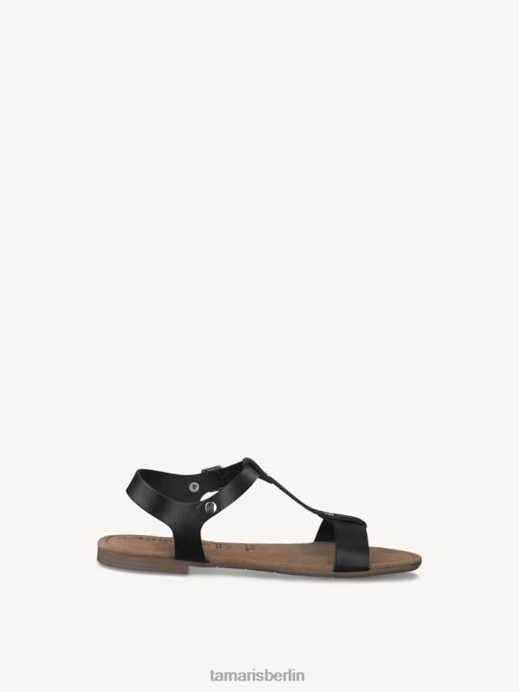de Tamaris Frauen Ledersandale - schwarz 0LHV42134 Schuhe