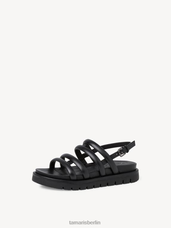 de Tamaris Frauen Ledersandale - schwarz 0LHV42166 Schuhe