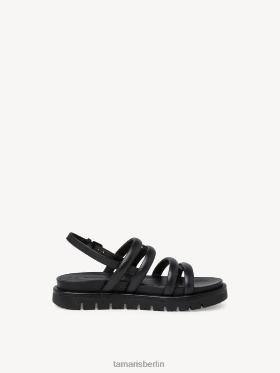 de Tamaris Frauen Ledersandale - schwarz 0LHV42166 Schuhe