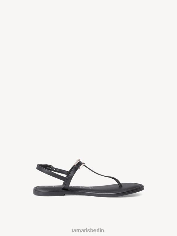 de Tamaris Frauen Ledersandale - schwarz 0LHV42184 Schuhe