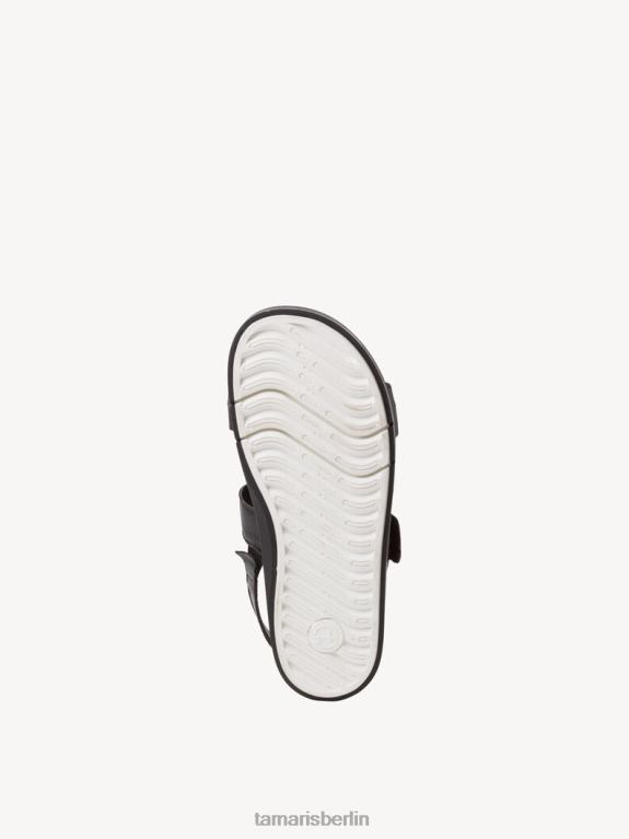 de Tamaris Frauen Ledersandale - schwarz 0LHV4341 Schuhe