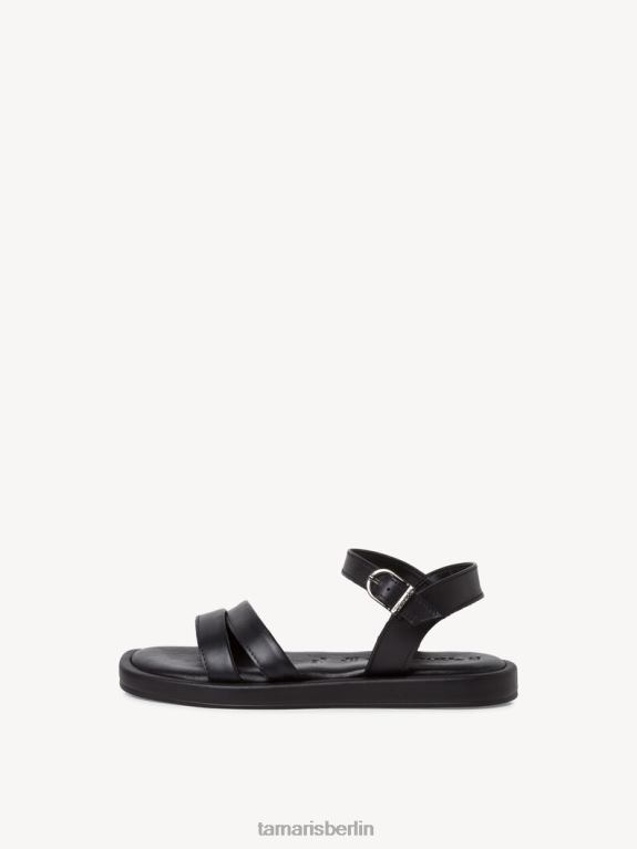 de Tamaris Frauen Ledersandale - schwarz 0LHV4633 Schuhe
