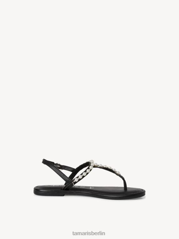 de Tamaris Frauen Ledersandale - schwarz 0LHV4879 Schuhe