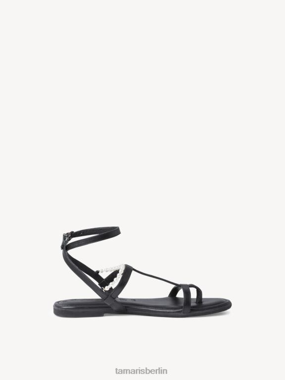 de Tamaris Frauen Ledersandale - schwarz 0LHV4892 Schuhe
