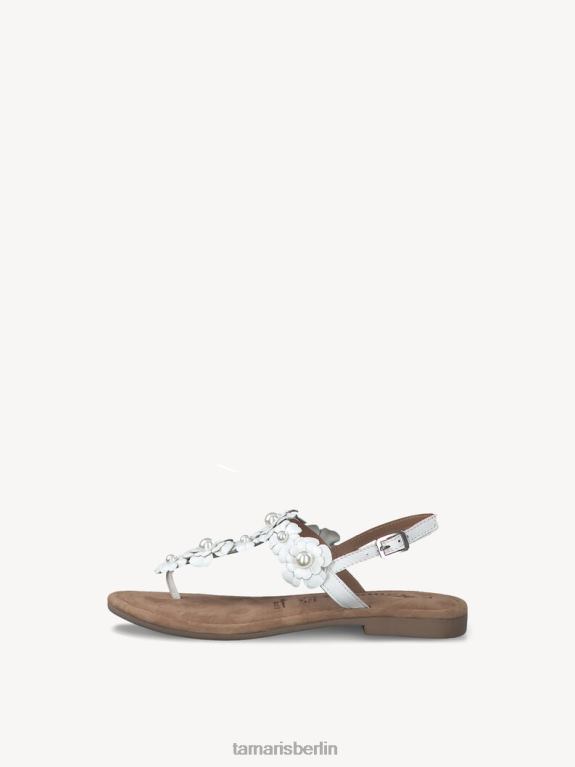 de Tamaris Frauen Ledersandale - weiß 0LHV41257 Schuhe
