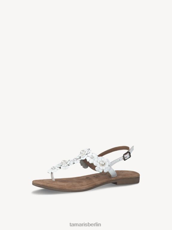 de Tamaris Frauen Ledersandale - weiß 0LHV41257 Schuhe