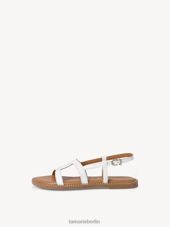 de Tamaris Frauen Ledersandale - weiß 0LHV41814 Schuhe