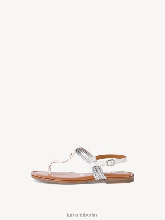 de Tamaris Frauen Ledersandale - weiß 0LHV4574 Schuhe