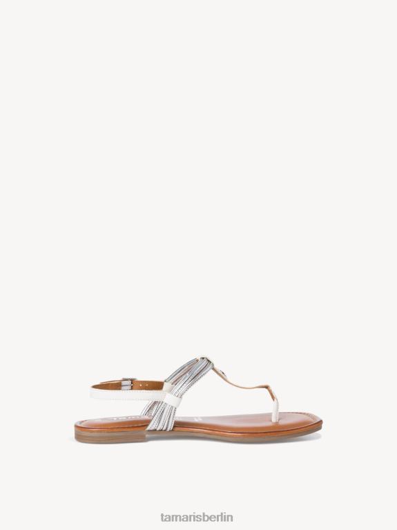 de Tamaris Frauen Ledersandale - weiß 0LHV4574 Schuhe