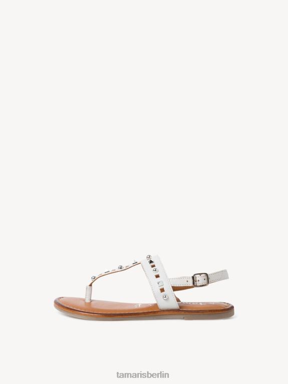 de Tamaris Frauen Ledersandale - weiß 0LHV4578 Schuhe