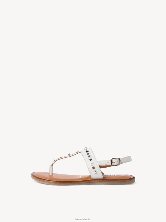 de Tamaris Frauen Ledersandale - weiß 0LHV4578 Schuhe