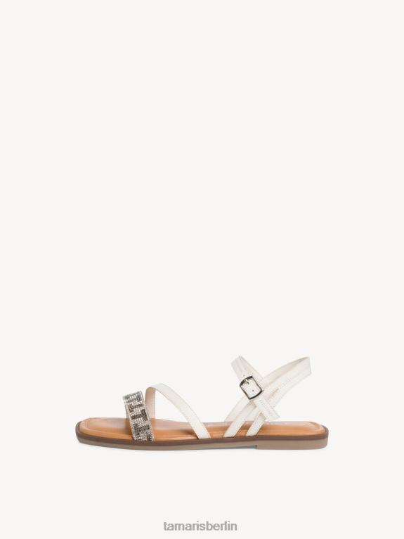 de Tamaris Frauen Ledersandale - weiß 0LHV4776 Schuhe