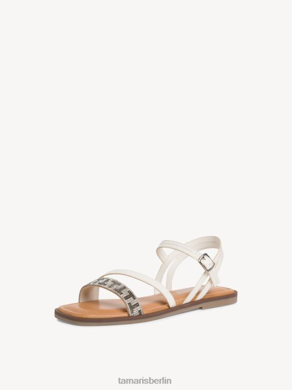 de Tamaris Frauen Ledersandale - weiß 0LHV4776 Schuhe