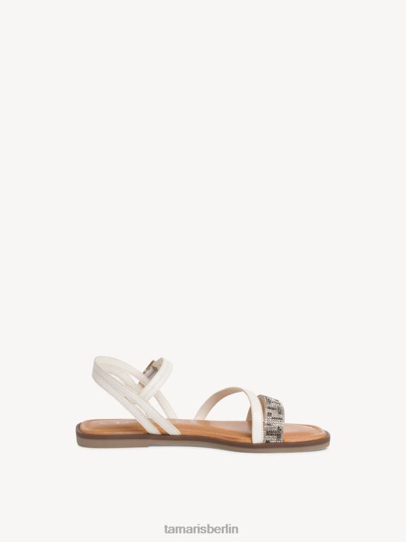 de Tamaris Frauen Ledersandale - weiß 0LHV4776 Schuhe
