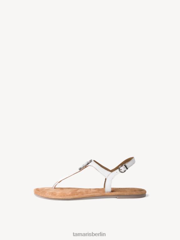 de Tamaris Frauen Ledersandale - weiß 0LHV4999 Schuhe