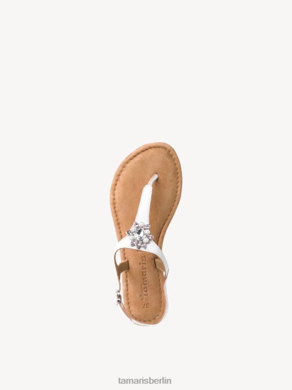de Tamaris Frauen Ledersandale - weiß 0LHV4999 Schuhe