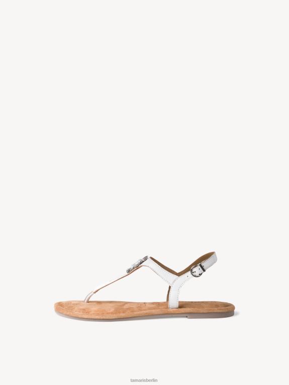 de Tamaris Frauen Ledersandale - weiß 0LHV4999 Schuhe
