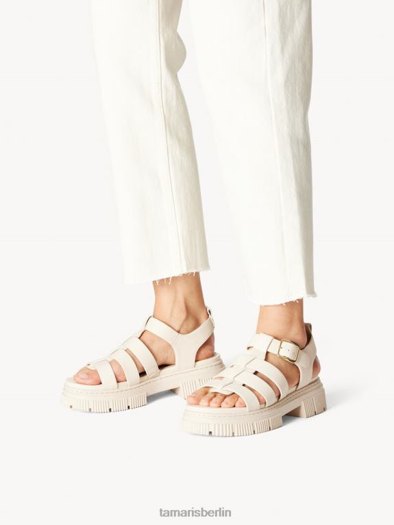 de Tamaris Frauen Sandale - Beige/Elfenbein 0LHV41660 Schuhe