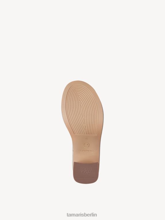 de Tamaris Frauen Sandale aus Leder – Beige 0LHV41842 Schuhe