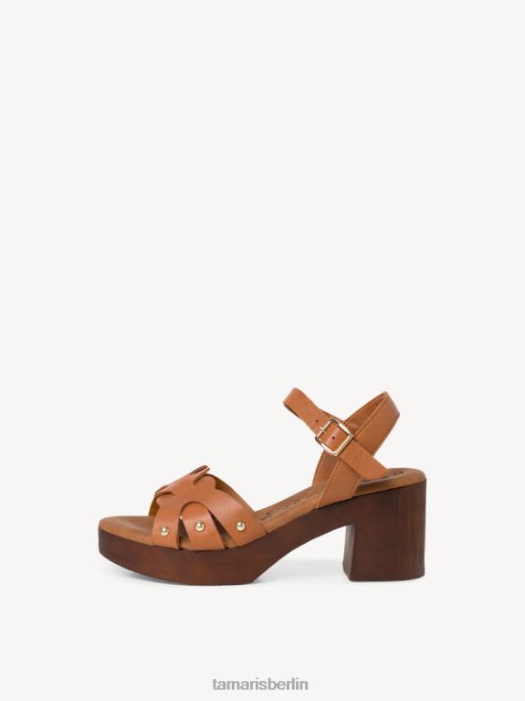 de Tamaris Frauen Sandale aus Leder – Beige/Cuoio 0LHV487 Schuhe