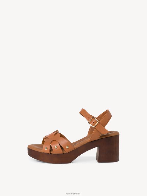 de Tamaris Frauen Sandale aus Leder – Beige/Cuoio 0LHV487 Schuhe