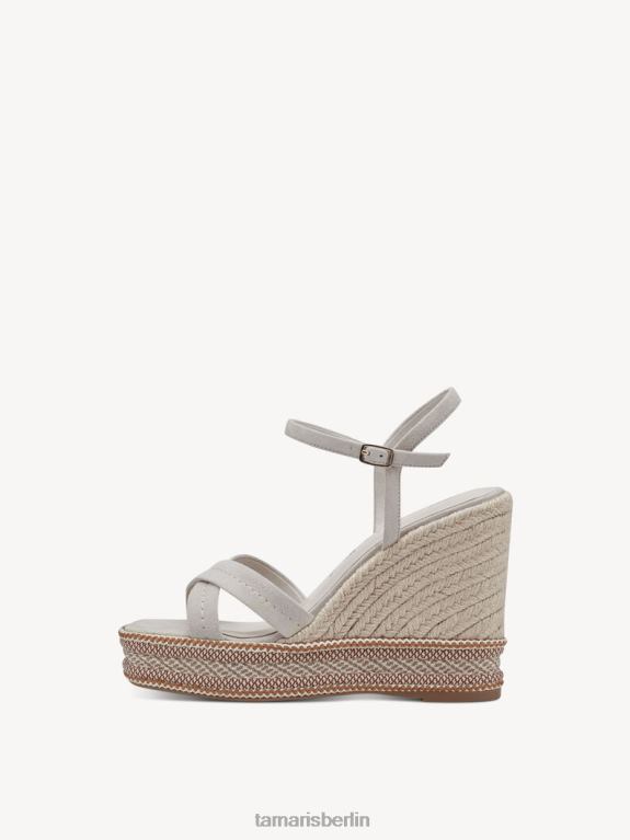 de Tamaris Frauen Sandale aus Leder – Beige/Elfenbein 0LHV41252 Schuhe