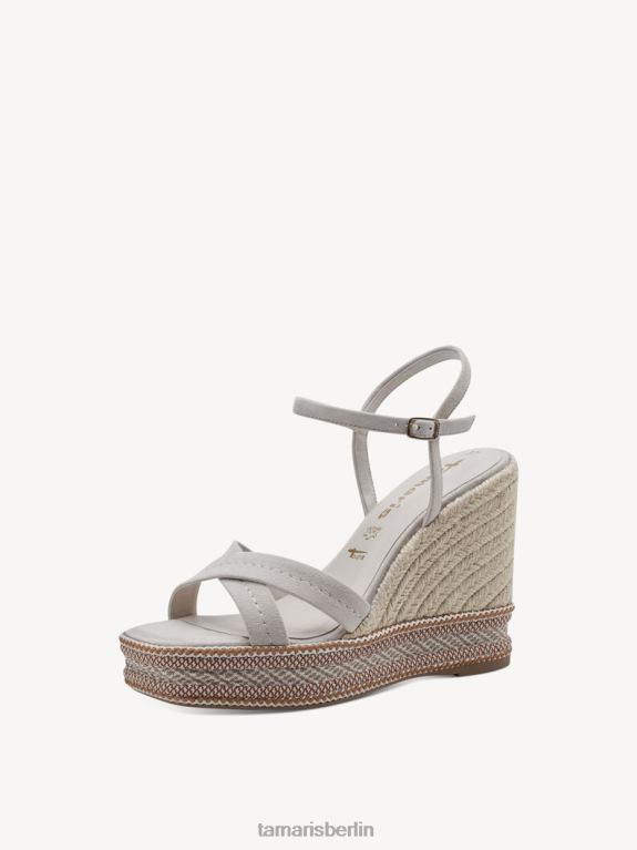 de Tamaris Frauen Sandale aus Leder – Beige/Elfenbein 0LHV41252 Schuhe