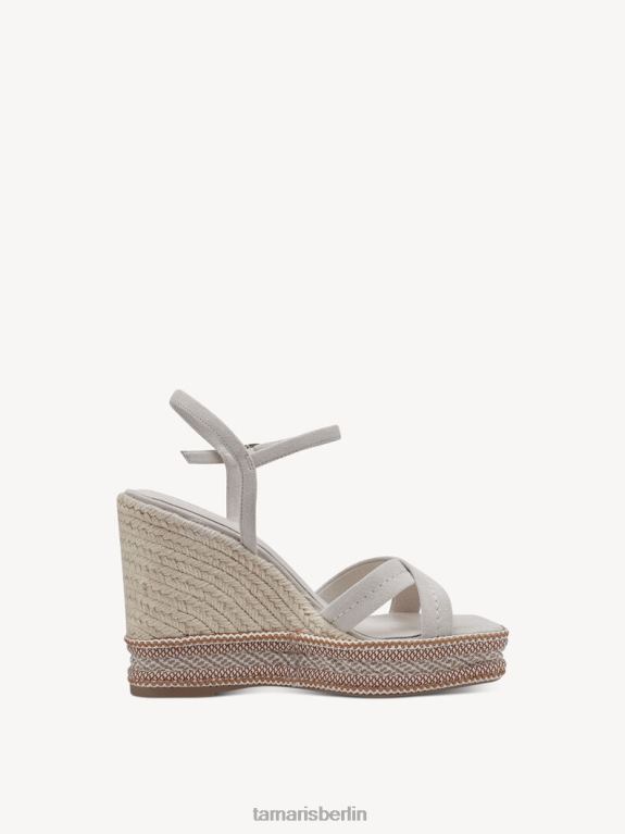 de Tamaris Frauen Sandale aus Leder – Beige/Elfenbein 0LHV41252 Schuhe