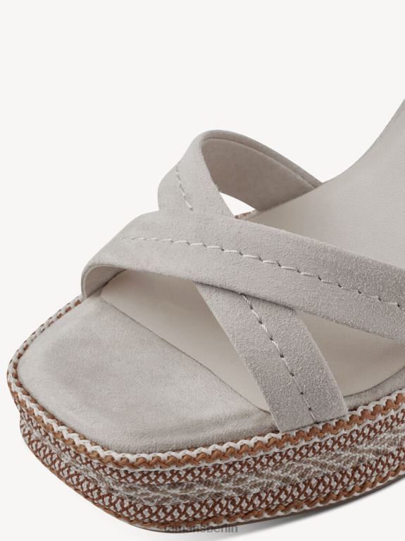 de Tamaris Frauen Sandale aus Leder – Beige/Elfenbein 0LHV41252 Schuhe