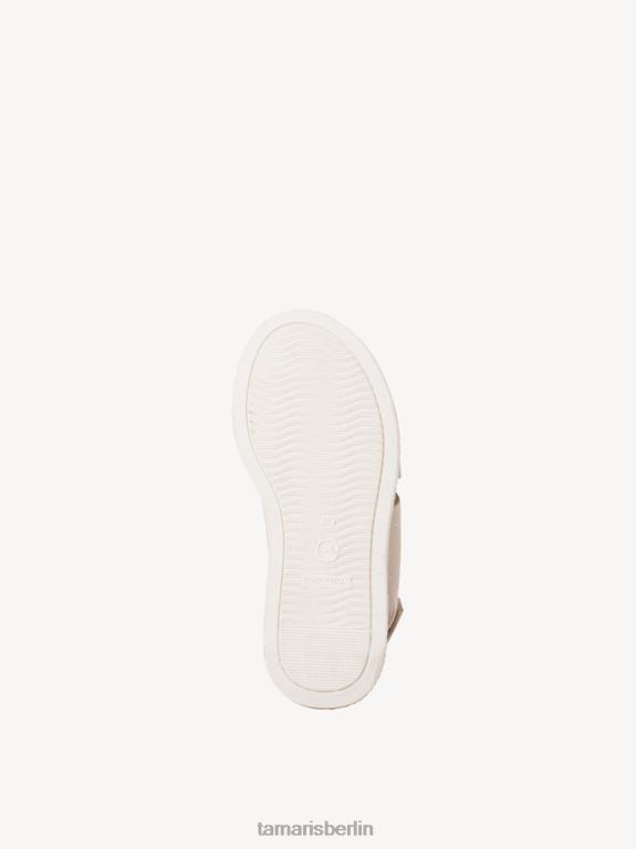 de Tamaris Frauen Sandale aus Leder – Beige/Elfenbein 0LHV41475 Schuhe