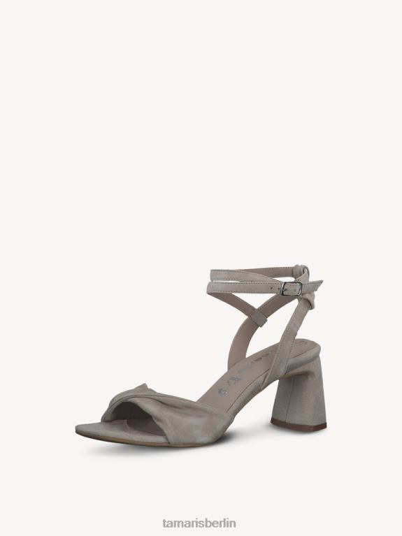 de Tamaris Frauen Sandale aus Leder – Beige/Elfenbein 0LHV42353 Schuhe