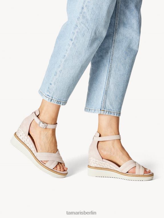 de Tamaris Frauen Sandale aus Leder – Beige/Nude 0LHV41449 Schuhe