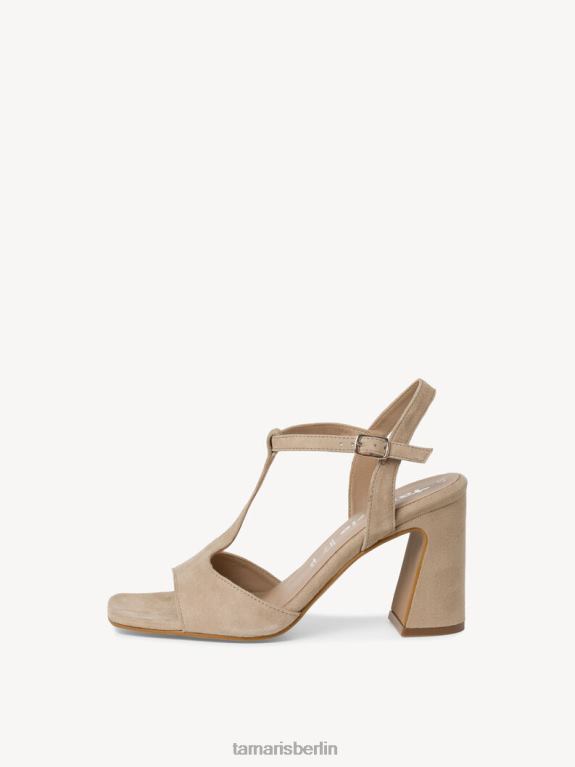 de Tamaris Frauen Sandale aus Leder – Beige/Taupe 0LHV41190 Schuhe