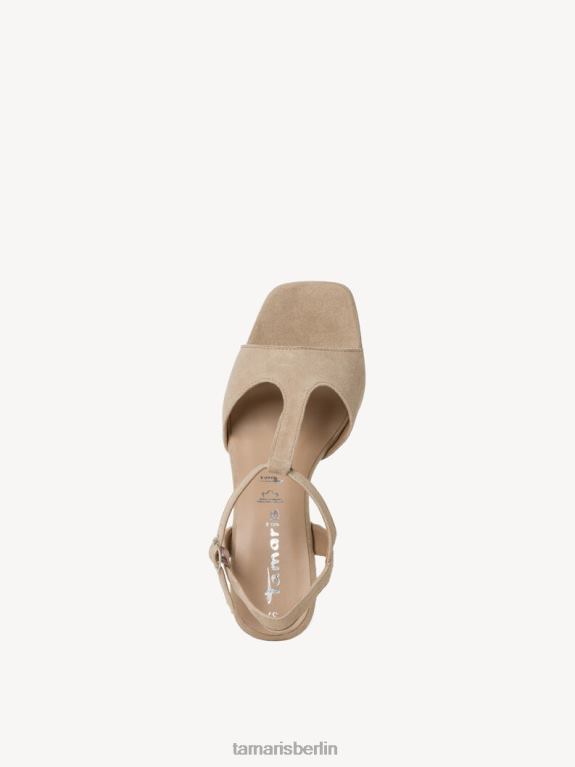 de Tamaris Frauen Sandale aus Leder – Beige/Taupe 0LHV41190 Schuhe
