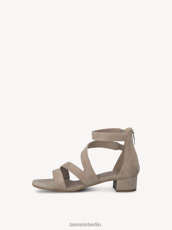 de Tamaris Frauen Sandale aus Leder – Beige/Taupe 0LHV4783 Schuhe