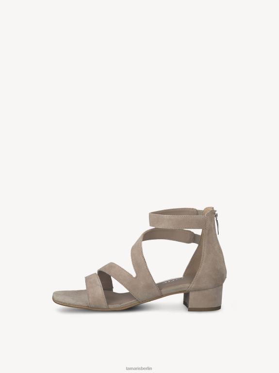 de Tamaris Frauen Sandale aus Leder – Beige/Taupe 0LHV4783 Schuhe