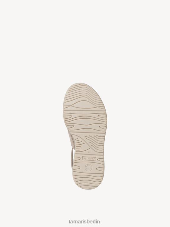 de Tamaris Frauen Sandale aus Leder – Beige/Taupe 0LHV4804 Schuhe