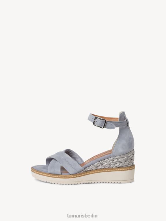 de Tamaris Frauen Sandale aus Leder – Blau/Hellblau 0LHV41531 Schuhe