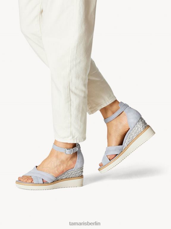 de Tamaris Frauen Sandale aus Leder – Blau/Hellblau 0LHV41531 Schuhe