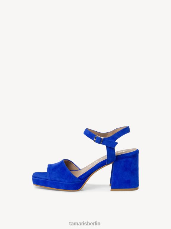 de Tamaris Frauen Sandale aus Leder – Blau/Königsblau 0LHV41235 Schuhe