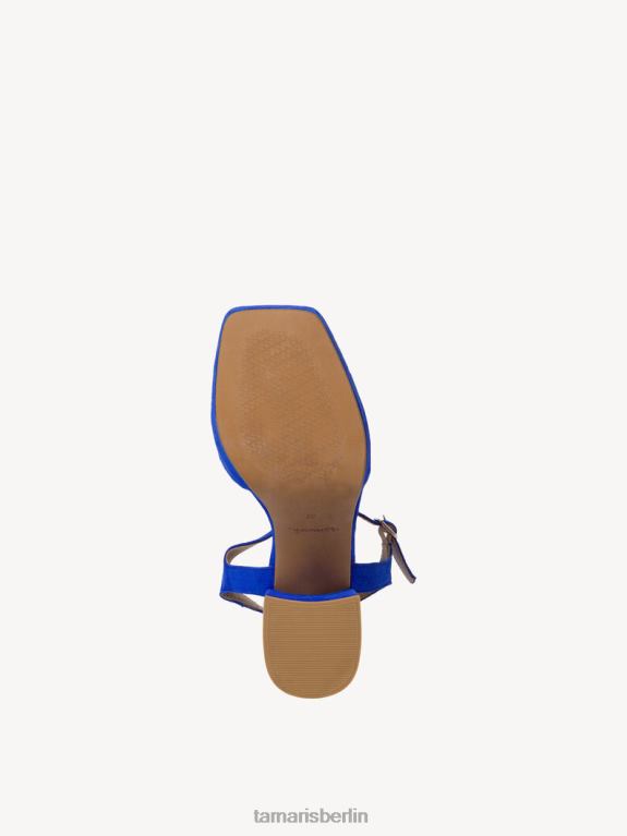 de Tamaris Frauen Sandale aus Leder – Blau/Königsblau 0LHV41235 Schuhe