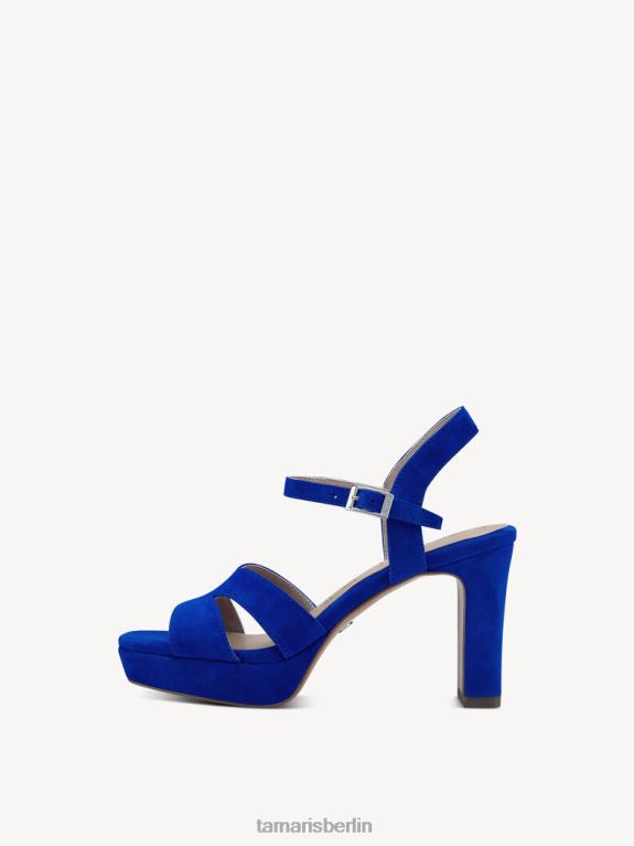 de Tamaris Frauen Sandale aus Leder – Blau/Königsblau 0LHV41264 Schuhe