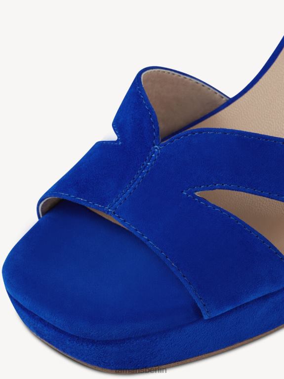 de Tamaris Frauen Sandale aus Leder – Blau/Königsblau 0LHV41264 Schuhe