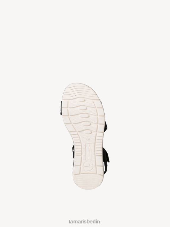 de Tamaris Frauen Sandale aus Leder – Blau/Marineblau 0LHV41435 Schuhe