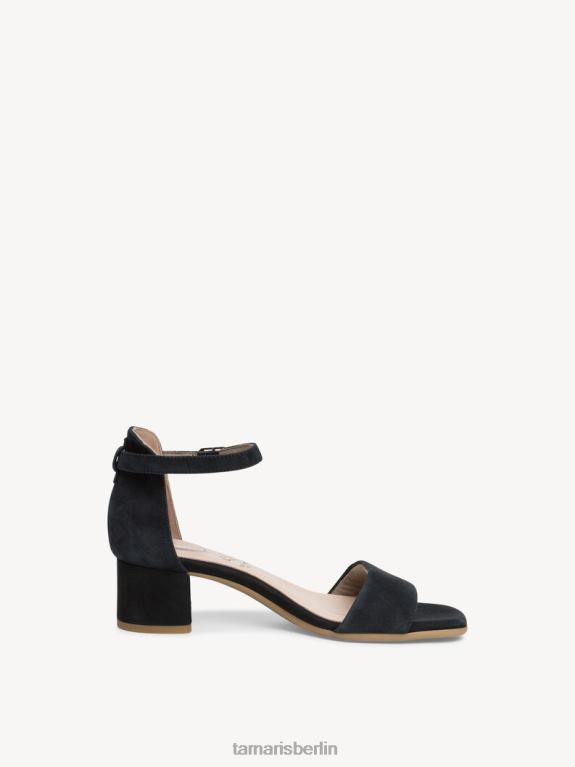 de Tamaris Frauen Sandale aus Leder – Blau/Marineblau 0LHV4860 Schuhe