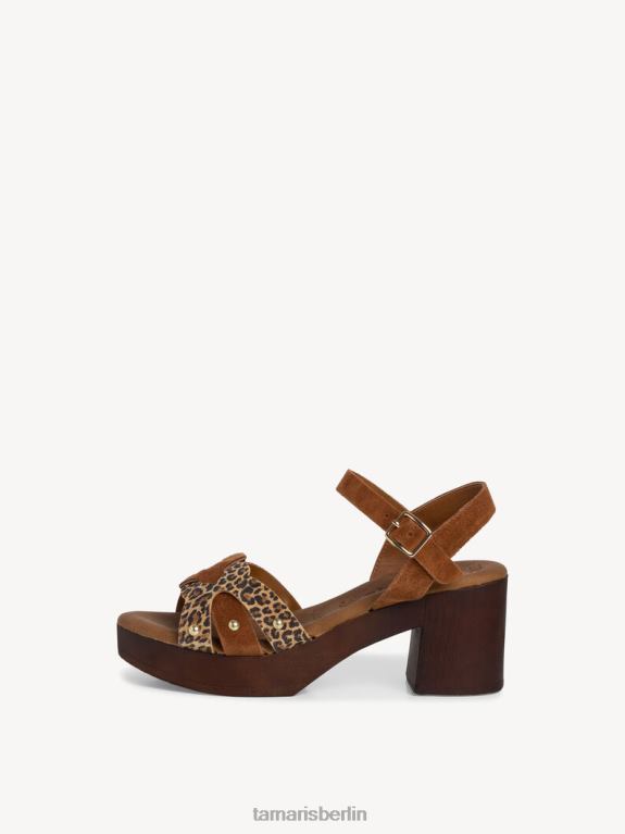 de Tamaris Frauen Sandale aus Leder – Braun/Cuoio 0LHV4256 Schuhe